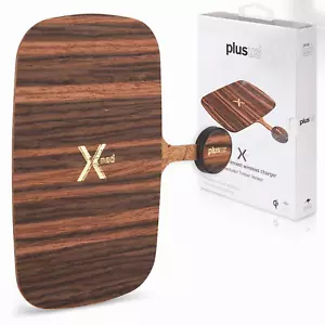 Cargador rápido inalámbrico PlusUs Xpad Qi, almohadilla de carga inalámbrica - chapa de madera - Imagen 1 de 24