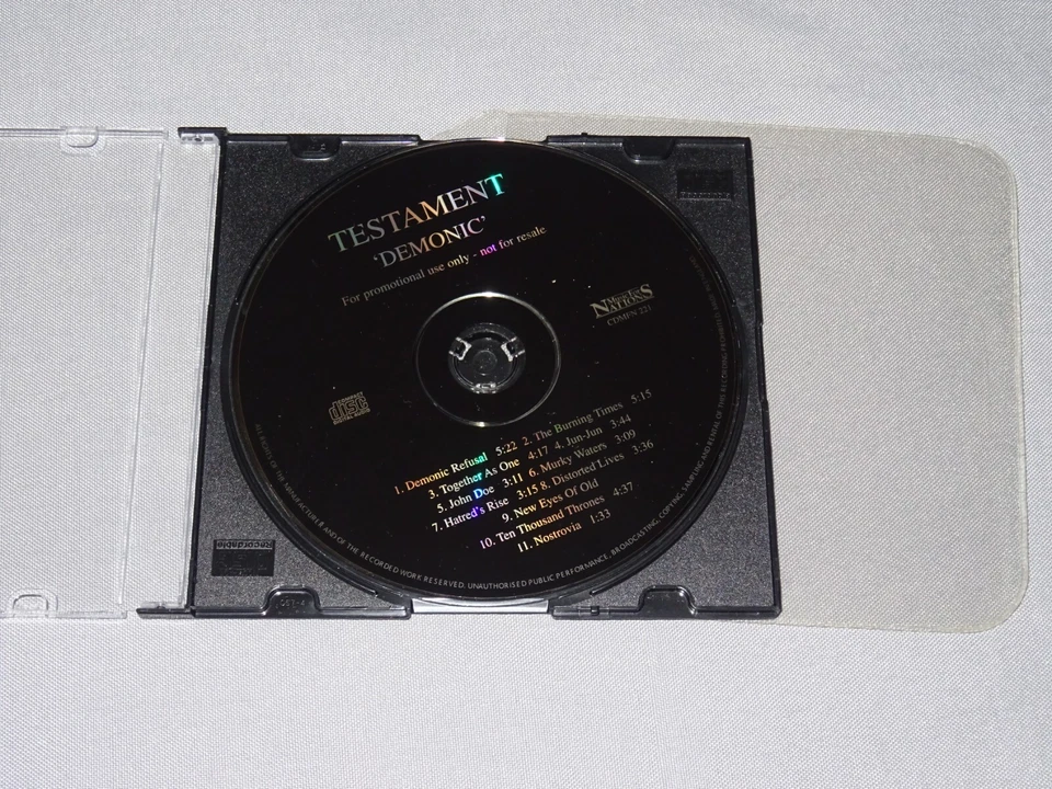 TESTAMENT - DEMONIC / PROMO-ALBUM-CD - Bild 1 von 1