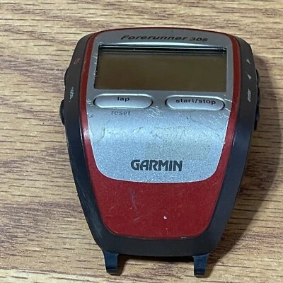 Garmin Forerunner 305 Red & Silver GPS Receiver With Heart Rate Monitor Watch - Image 1 of 4