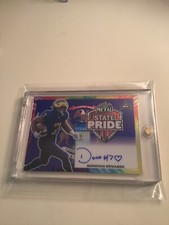 Donovan Edwards 2023 Leaf Metal State Pride SP-DE1  1/1