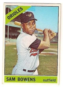 1966 TOPPS # 412 SAM BOWENS BASEBALL KARTE - SCHÖN UND OHNE KNICKE - ANSEHEN!!! - Bild 1 von 2