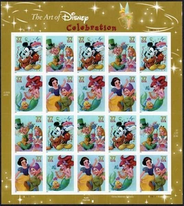 20 DISNEY BRIEFMARKEN: Mickey Mouse, kleine Meerjungfrau, Schneewittchen, Alice im Wunderland - Bild 1 von 3
