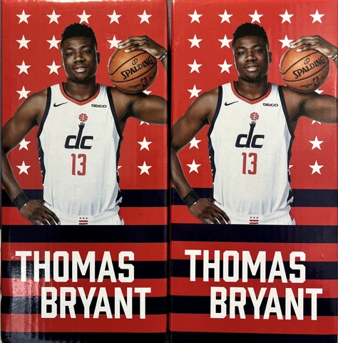 Thomas Bryant #13 - NBA Washington Wizards 2020 Bobblehead Lot SGA New in Box Cover