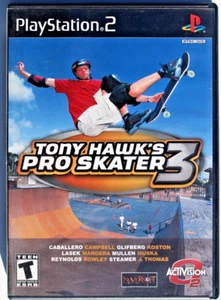 Tony Hawk's Pro Skater 3 (Sony PlayStation 2, 2002) PS2 Game Disc, Case, Manual - Picture 1 of 4