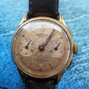 Vintage Pritania Chronograph Men's Wristwatch Spares Or Repair - Picture 1 of 9
