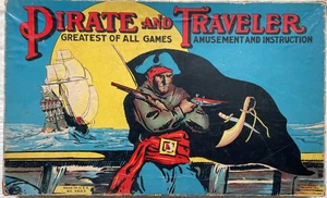 Juego de mesa Pirate & Traveler 1936 Milton Bradley #4563x - Completo - Imagen 1 de 5