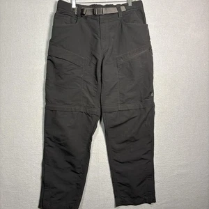 The North Face Pantalone Uomo Medio Corto Nero Convertibile Zip Off Escursionismo Cargo - Foto 1 di 7