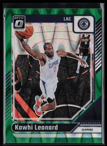 2024-25 Donruss Optic #141 Kawhi Leonard Green Shimmer - Picture 1 of 2