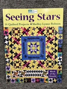Seeing Stars: 16 Quilted Projects Block of The Month By Robson *NEW* - Picture 1 of 4