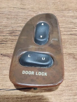 Lincoln Navigator 1999-2002 OEM pasajero interruptor ventana lateral bisel de madera grano Foto 1 de 4