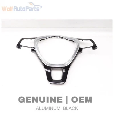 2017-2019 VW GOLF ALLTRACK - Acabamento/capa de volante 5GM419685B - Imagem 1 de 4