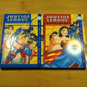Justice League Season 1 & 2 DVD Lot Slipcase Free Shipping! - Picture 1 of 5