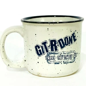 Larry the Cable Guy Git-R-Done Coffee Mug Off White and Blue 4 x 3.5 16 Ounces - Picture 1 of 9