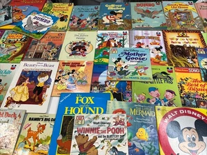 Lot of 42 WALT DISNEY Hardcover & Soft Books 1950s-1990s W18 - Picture 1 of 18