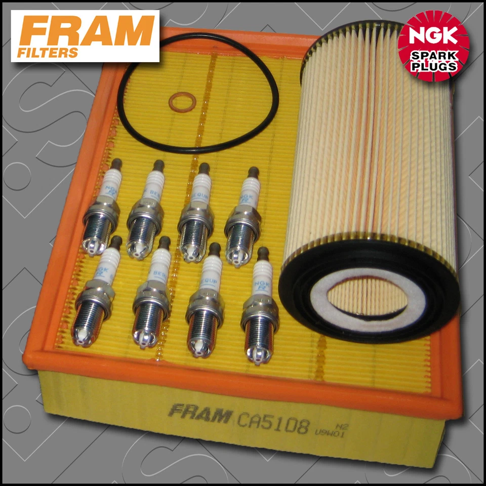 KIT SERVICIO BMW SERIE 5 535I E39 MARCO ACEITE FILTROS AIRE TAPONES NGK (1999-2003) Foto 1 de 1