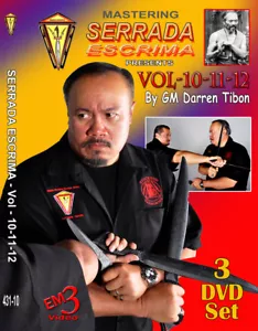 Mastering SERRADA ESCRIMA (VOL-10-11-12) 3 DVD SET - Picture 1 of 1