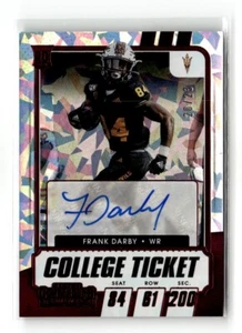 2021 Panini Contenders Draft - College Ticket Red /23 Frank Darby #133 Auto (RC) - Picture 1 of 2