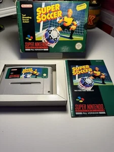 Super Soccer SNES Boxed Super Nintendo komplett mit Handbuch PAL Version - Bild 1 von 11