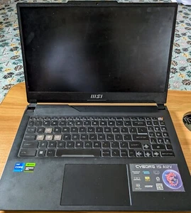 MSI CYBORG 15 A12VF - 043US – For Parts / Not Working / Spares & Repairs - Picture 1 of 8