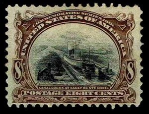 US.# 298.08c Edición Panamericana de 1901 - D.O.G. - En estado bastante bueno - CV$90,00 (ESP#0251) - Imagen 1 de 2