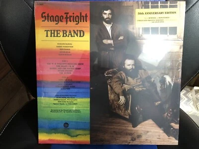 SOLD OUT LIMITED EDITION THE BAND STAGE FRIGHT YELLOW RED SPLIT COLOUR VINYL  - Image 1 of 4