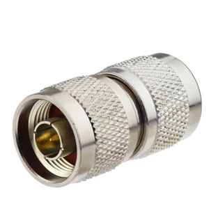 N-male to N-male connector barrel adapter barrell Converter for WiFi radio cable - Picture 1 of 7