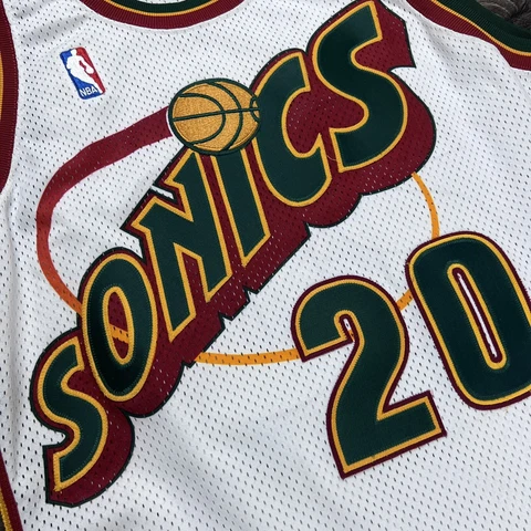 Gary Payton Champion Game Jersey Seattle Sonics 1999-2000 Season NBA 44 Cover
