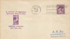 CENTURY OF PROGRESS - Official Opening Day 1934  - Picture 1 of 2