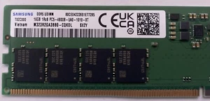 Samsung (M323R2GA3BB0-CQK) - 16GB PC5-38400B-U (1RX8, DDR5-4800MHz) - Picture 1 of 2