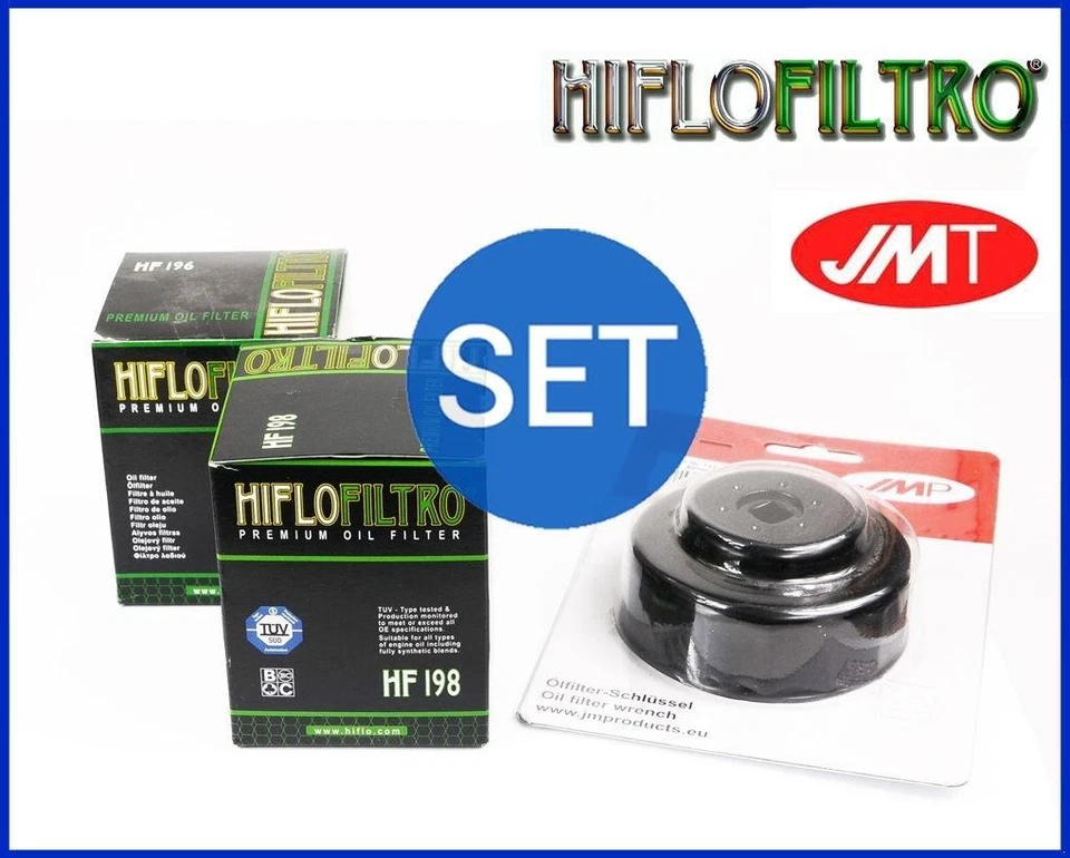 2x Hiflo Filtro Olio HF198 + Chiave per Victory Jackpot 1800 Ness Foto 1 de 1