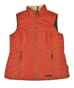 G.H. Bass & Co M Gilet Donna BRUCIATO SIENNA TRAPUNTATO ZIP PRIMAVERA AUTUNNO - Foto 1 di 7