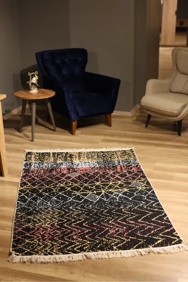 Decorative Double-Sided Model and Color Options Famous Ushak Kilim Carpet - Image 1 of 4