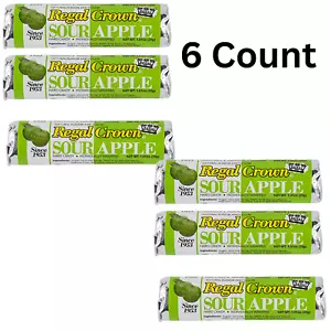 Caramelo duro clásico Regal Crown Sour Apple (6 rollos) - Imagen 1 de 1