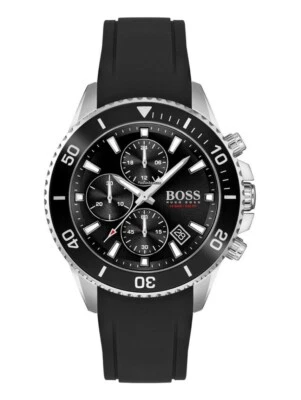HUGO BOSS MENS ADMIRAL CHRONO WATCH HB1513912 BLACK DIAL - WARRANTY - RRP 399.00 - image 1 of 3