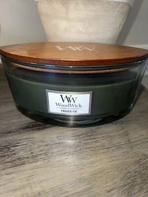 ¡NUEVO! WoodWick Frasier Abeto Elipse Grande 16 OZ Crackles As It Burns Yankee Candle Foto 1 de 4