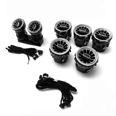 3 Colors Air Vent LED Ambient Light 7PC For Mercedes Benz C Class W205 GLC X253 - Image 1 of 4