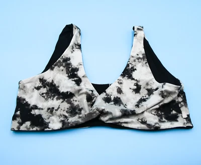 Suéter Victorias Secret XXL Gris Mármol Sin Acolchado Correa Ancha Bikini Top Natación VS Foto 1 de 4