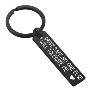 Valentine's Day Gifts for Him Men - Drive Safe Keychain Boyfriend Cranberry - Picture 1 of 8