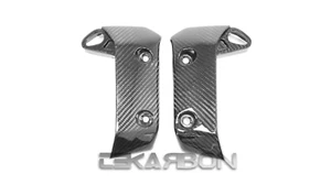 2018 - 2020 Yamaha FZ07 MT07 100% Full Carbon Fiber Radiator Covers - Picture 1 of 5