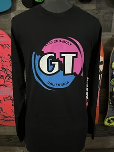 NEW GT PERFORMER BMX BIKE SHIRT Black Vertigo Dyno Coin Roll Sleeve Licensed - Picture 1 of 5