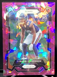 2023 Panini Prizm - Rookies Tyrique Stevenson #316 Purple Ice Prizm /225 (RC) - Foto 1 di 3