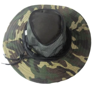 Sombrero Boonie Camuflaje Militar Ala Ancha con Cubo a Presión Camping Caza - Imagen 1 de 8