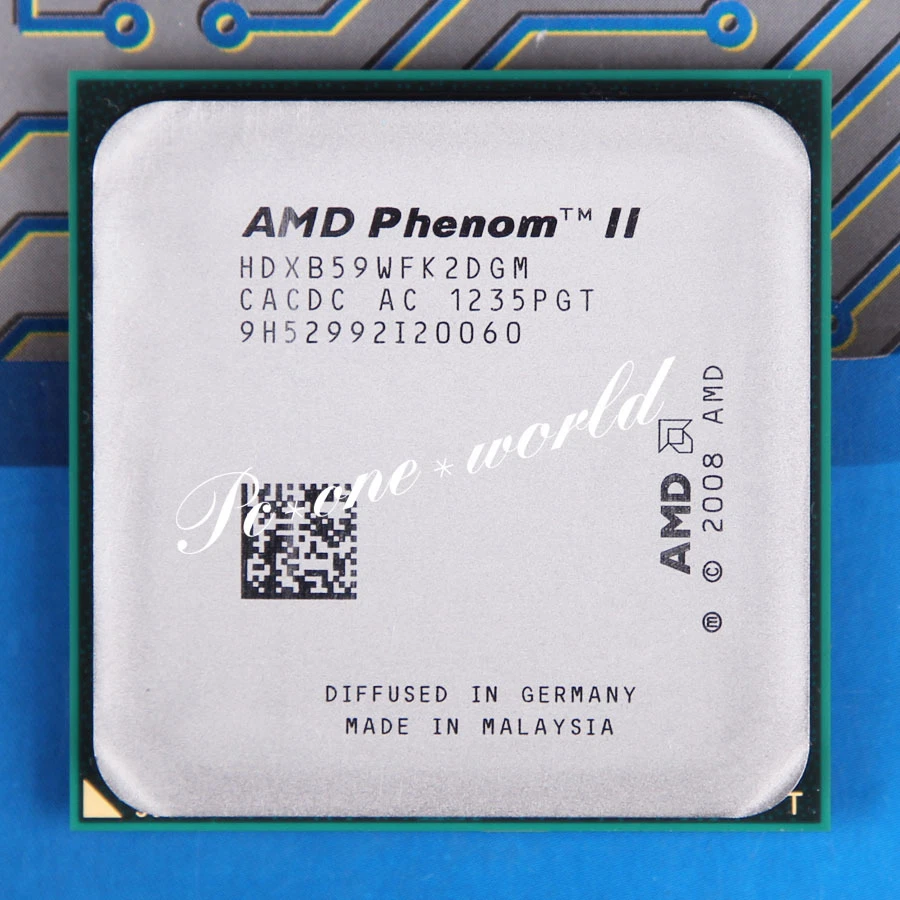 100% OK HDXB59WFK2DGM AMD Phenom II X2 B59 3.4 GHz dual-core Processor CPU - Image 1 of 1