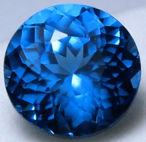 11,50 ct natürlicher zertifizierter blauer Indicolith Turmalin unbeheizt lose Edelsteine - Bild 1 von 3