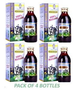 X4 Hemani Black Seed Nigella Sativa Oil Habba Sawda Black Cumin Oil 125ml - Imagen 1 de 1