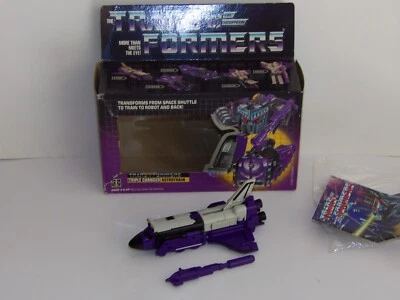 TRANSFORMERS G1 ASTROTRAIN WITH BOX ORIGINAL DEPECEPTICON TRIPLE CHANGER - Image 1 of 3