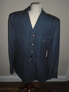 RAF HOMBRES OFICIALES NO.1 VESTIDO UNIFORME CHAQUETA PECHO APROX 104CM EMISIÓN RAF - Imagen 1 de 7