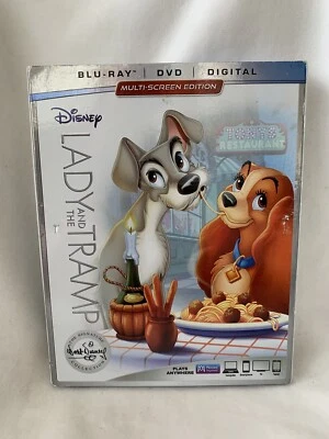 Lady and the Tramp Blu-ray/DVD, Signature Collection New Sealed - Image 1 of 3