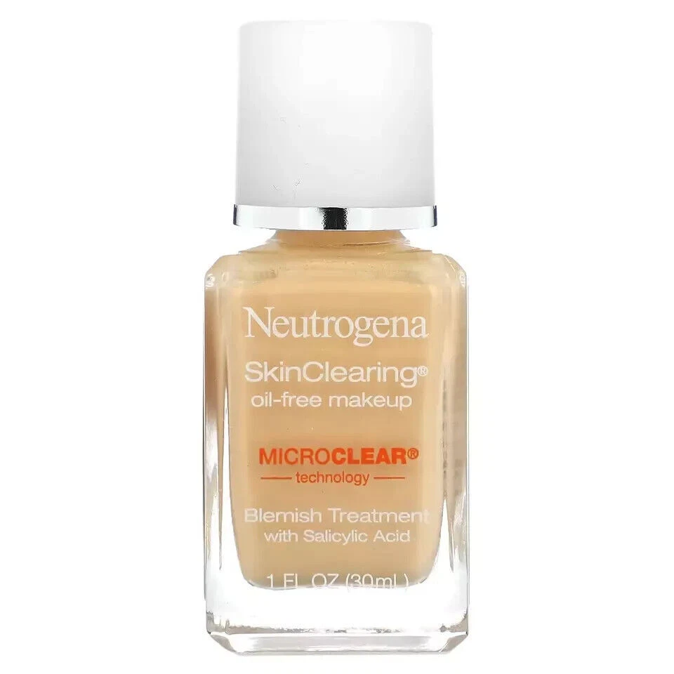 Neutrogena Skin Clearing Oil-Free Makeup Foundation - 10 Classic Ivory - EXPIRED - Image 1 of 1