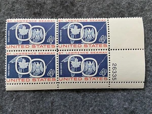 St. Lawrence Seaway USA 4 Cents Unused Lot of 4 Postage Stamps - Picture 1 of 1